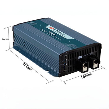 MEAN WELL Serie NPP 450W-1700W | Cargador de batería industrial 2 en 1 y fuente de alimentación