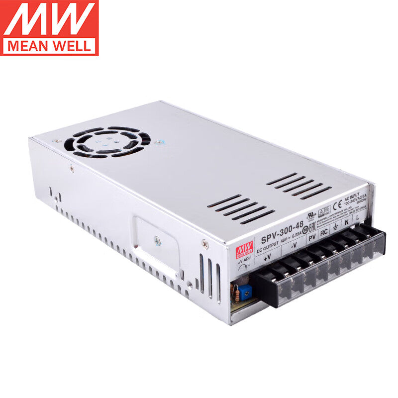 MEAN WELL SPV-150 / SPV-300 Series 150W-300W Programmable Single Output Enclosed Power Supplies
