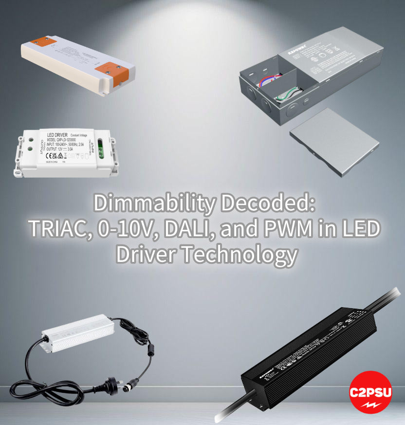 Dimmability Decoded: TRIAC, 0-10V, DALI, and PWM in LED Driver Technology