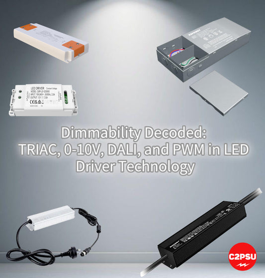 Dimmability Decoded: TRIAC, 0-10V, DALI, and PWM in LED Driver Technology