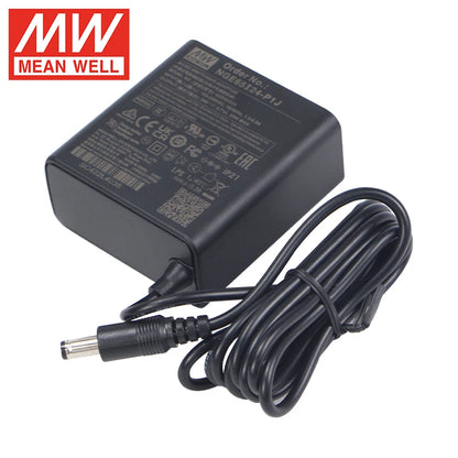 Fuente de alimentación conmutada Mean Well NGE65I48-P1J 65W 48V Adaptador de corriente con enchufe de CA intercambiable de tamaño mini
