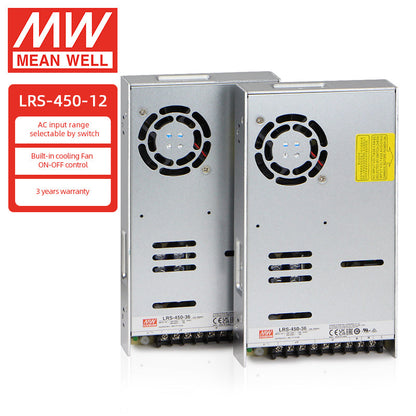 Fuente de alimentación conmutada Meanwell LRS Power 3.3v 5v 12v 24v 36v 48v DC 1A 3A 5A 6A 10A 15A 20A 30A 40A 50A