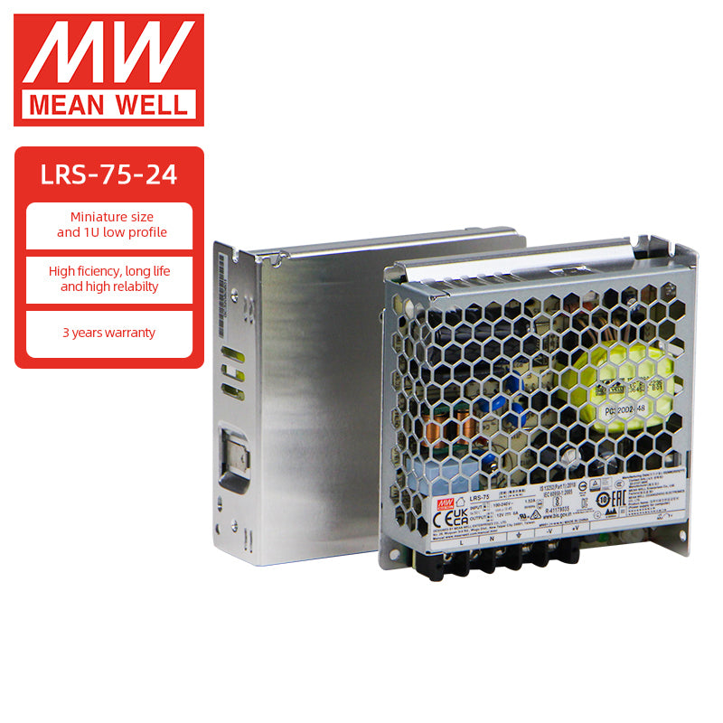 Fuente de alimentación conmutada Meanwell LRS Power 3.3v 5v 12v 24v 36v 48v DC 1A 3A 5A 6A 10A 15A 20A 30A 40A 50A