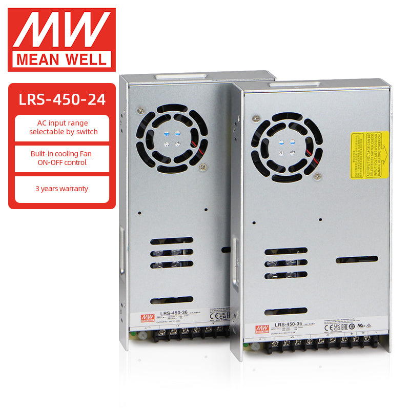 Fuente de alimentación conmutada Meanwell LRS Power 3.3v 5v 12v 24v 36v 48v DC 1A 3A 5A 6A 10A 15A 20A 30A 40A 50A
