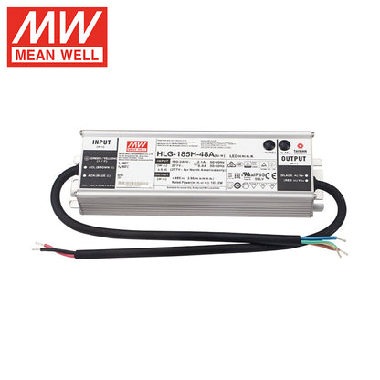 MEANWELL Serie HLG 40W-600W 36V 48V 54V 12V 24V Controlador LED IP67 40w 60w 80w 100w 120w 150w 240w 320w 480w 600w