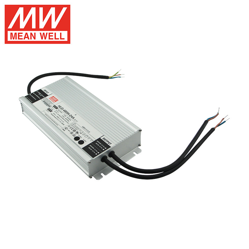 MEANWELL Serie HLG 40W-600W 36V 48V 54V 12V 24V Controlador LED IP67 40w 60w 80w 100w 120w 150w 240w 320w 480w 600w