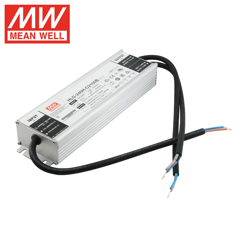 MEANWELL Serie HLG 40W-600W 36V 48V 54V 12V 24V Controlador LED IP67 40w 60w 80w 100w 120w 150w 240w 320w 480w 600w