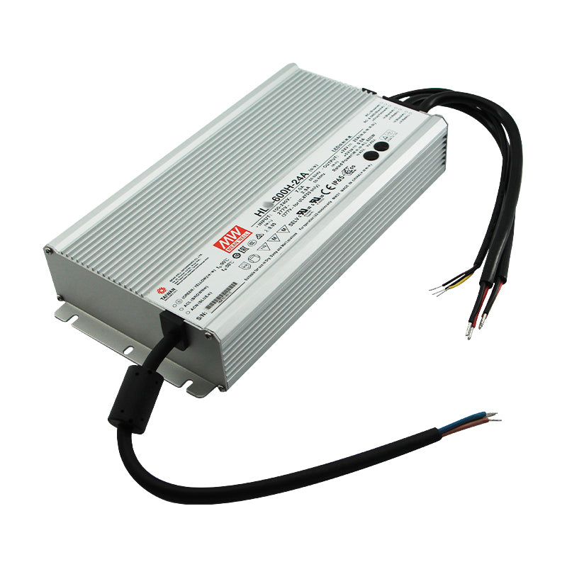 MEANWELL Serie HLG 40W-600W 36V 48V 54V 12V 24V Controlador LED IP67 40w 60w 80w 100w 120w 150w 240w 320w 480w 600w