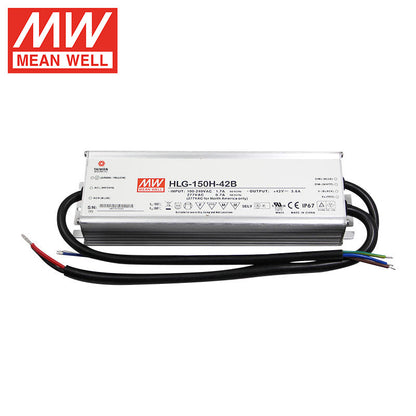MEANWELL Serie HLG 40W-600W 36V 48V 54V 12V 24V Controlador LED IP67 40w 60w 80w 100w 120w 150w 240w 320w 480w 600w