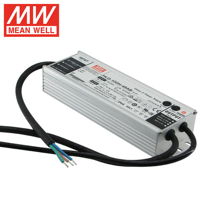 MEANWELL Serie HLG 40W-600W 36V 48V 54V 12V 24V Controlador LED IP67 40w 60w 80w 100w 120w 150w 240w 320w 480w 600w