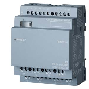 Modules d'extension Siemens LOGO! Série Extensions d'E/S numériques/analogiques pour modules logiques LOGO! 8, DM8/AM2/AM2 AQ/CM EIB/KNX, 4-8 canaux, sorties relais/transistors, entrées analogiques 0-10V/0-20mA