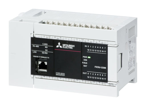 Mitsubishi MELSEC iQ-F Series FX5U PLC | High-Performance Compact CPU & Modular I/O System for Advanced Automation