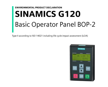 Siemens SINAMICS G120 Frequency Converter - Modular and Scalable Drive Solution