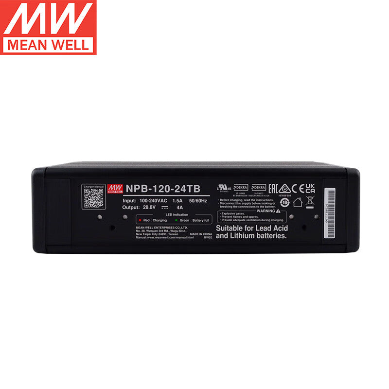 MEAN WELL NPB Series 120W-1700W | Complete Line of High-Reliability Intelligent Battery Chargers