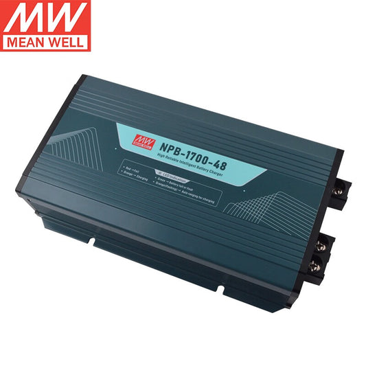 MEAN WELL Serie NPB 120W-1700W | Línea completa de cargadores de batería inteligentes de alta fiabilidad
