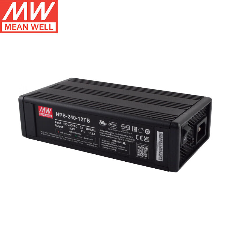 MEAN WELL NPB Series 120W-1700W | Complete Line of High-Reliability Intelligent Battery Chargers
