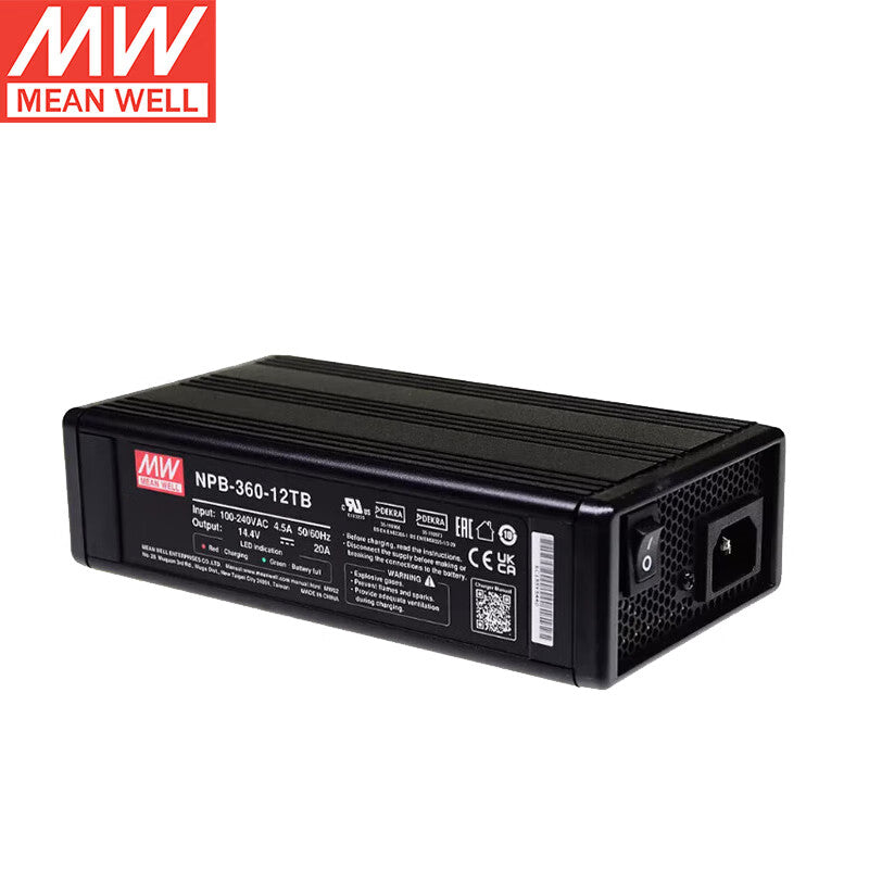 MEAN WELL NPB Series 120W-1700W | Complete Line of High-Reliability Intelligent Battery Chargers
