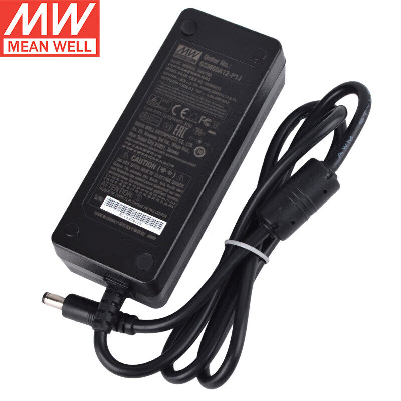 Série MEAN WELL GSM40A / GSM60A / GSM90A / GSM120A / GSM160A / GSM220A Adaptateurs d'alimentation médicaux de bureau Classe I de 40 W à 220 W, Niveau VI