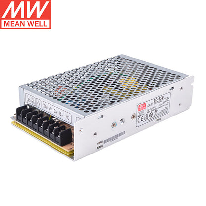 Serie MEAN WELL AD / ADD / ADS | Fuentes de alimentación AC/DC de seguridad de salida dual y triple para sistemas de control de acceso y CCTV