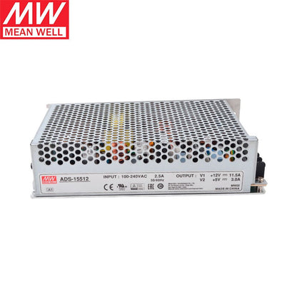 Serie MEAN WELL AD / ADD / ADS | Fuentes de alimentación AC/DC de seguridad de salida dual y triple para sistemas de control de acceso y CCTV