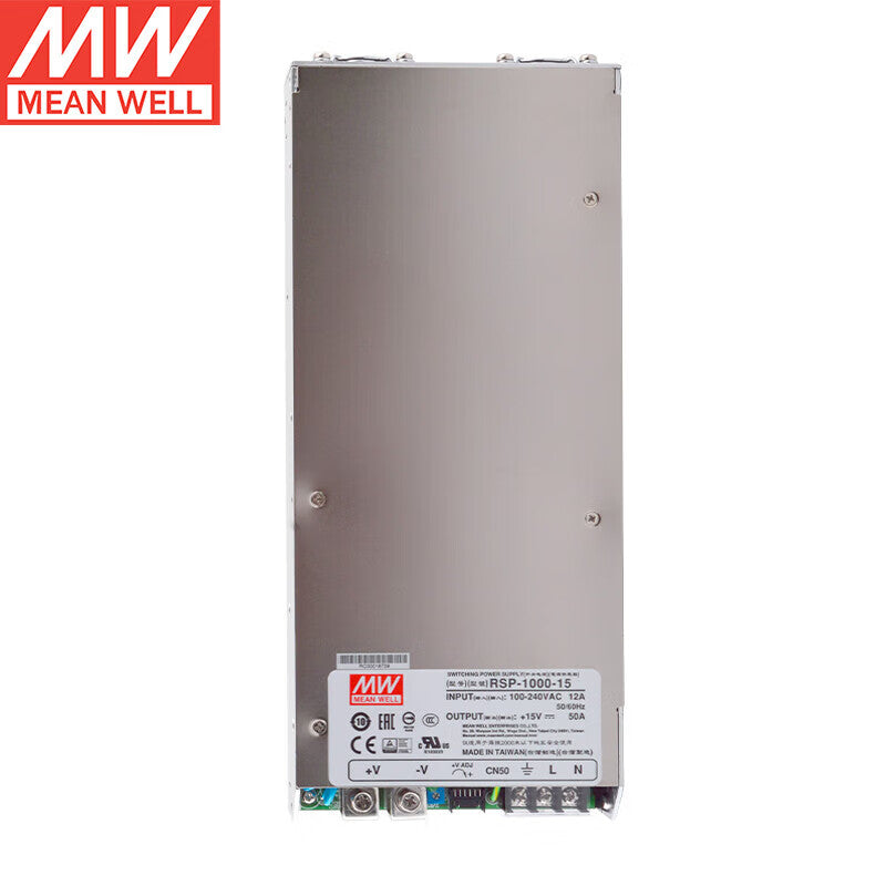MEAN WELL Series RSP-750 / RSP-1000 / RSP-1500 / RSP-2000 / RSP-2400 / RSP-3000 Fuentes de alimentación cerradas de salida única de 750W-3000W