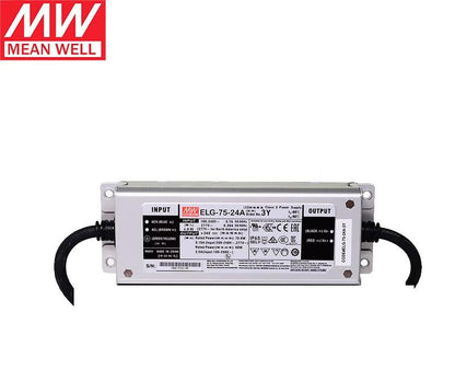 MEAN WELL ELG-75 / ELG-200 / ELG-240 / ELG-300 Series 75W-300W Constant Voltage + Constant Current LED Drivers with IP67/IP65