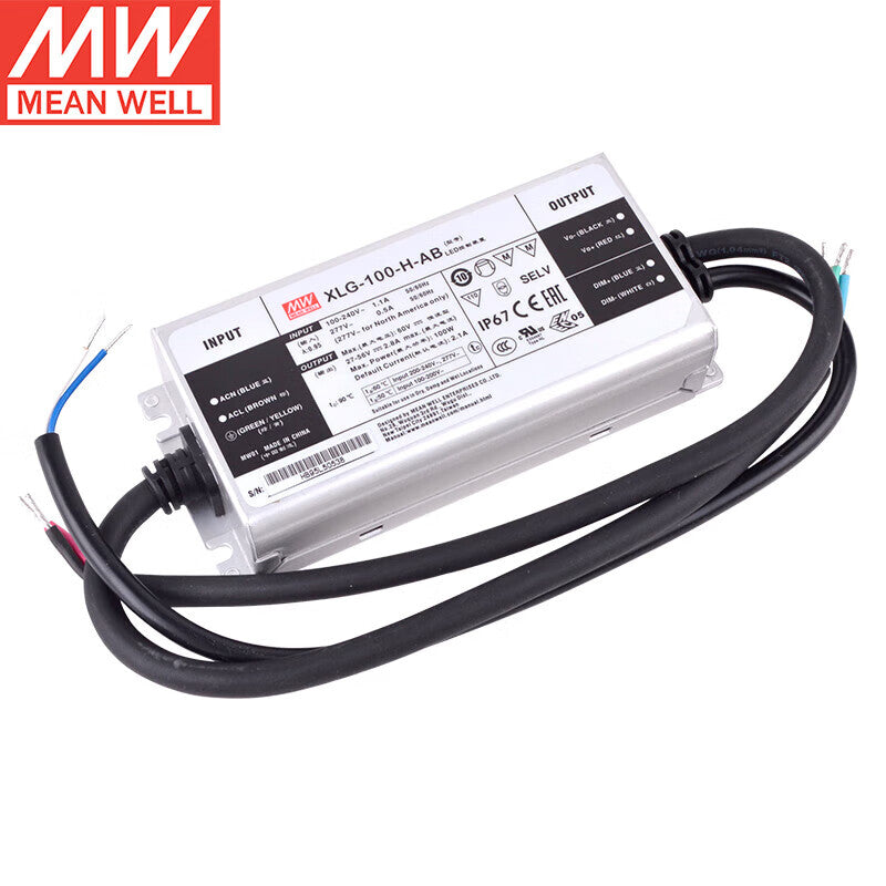 MEAN WELL XLG Series 20W-320W CV Power Mode LED Drivers with IP67 for Outdoor Lighting