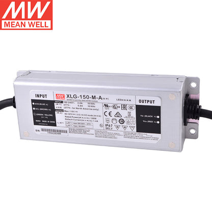 MEAN WELL XLG Series 20W-320W CV Power Mode LED Drivers with IP67 for Outdoor Lighting