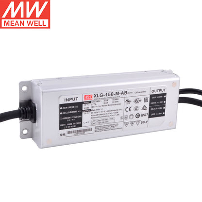 MEAN WELL XLG Series 20W-320W CV Power Mode LED Drivers with IP67 for Outdoor Lighting