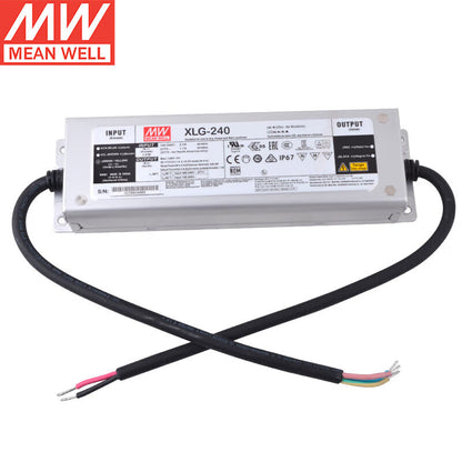 MEAN WELL XLG Series 20W-320W CV Power Mode LED Drivers with IP67 for Outdoor Lighting