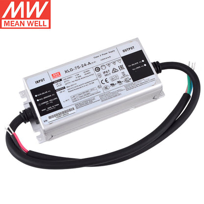 MEAN WELL XLG Series 20W-320W CV Power Mode LED Drivers with IP67 for Outdoor Lighting