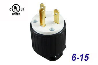 UL-certified LK Series American Straight Blade Plug Power Socket and Female Plug