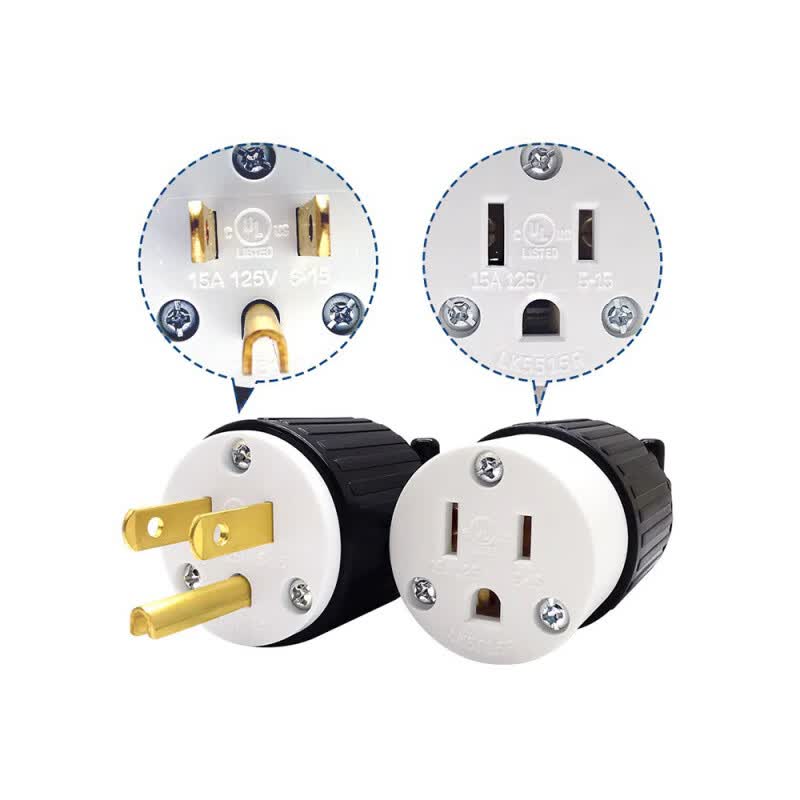 Straight Blade Plug Cord Connector_05