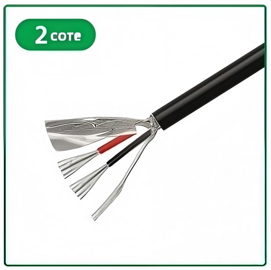 UL2464 double shielded wire 2-8-core 1m Length,30AWG, 28AWG,26AWG,24AWG,22AWG,20AWG,18AWG,16AWG,14AWG,12AWG double-twisted aluminum foil braided double shielded cable