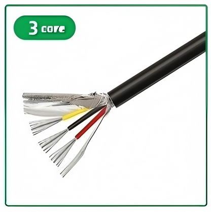 Câble double blindage UL2464 2-8 conducteurs, longueur 1 m, 30 AWG, 28 AWG, 26 AWG, 24 AWG, 22 AWG, 20 AWG, 18 AWG, 16 AWG, 14 AWG, 12 AWG, double blindage en feuille d'aluminium tressée et double torsion