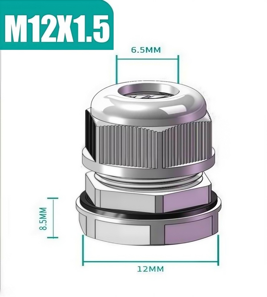 UL CE Certification M/PG Thread Type Nylon Cable Gland Series IP68 Cable Gland High-Strain Relief for Harsh Environments -40C 100C Temperature Range
