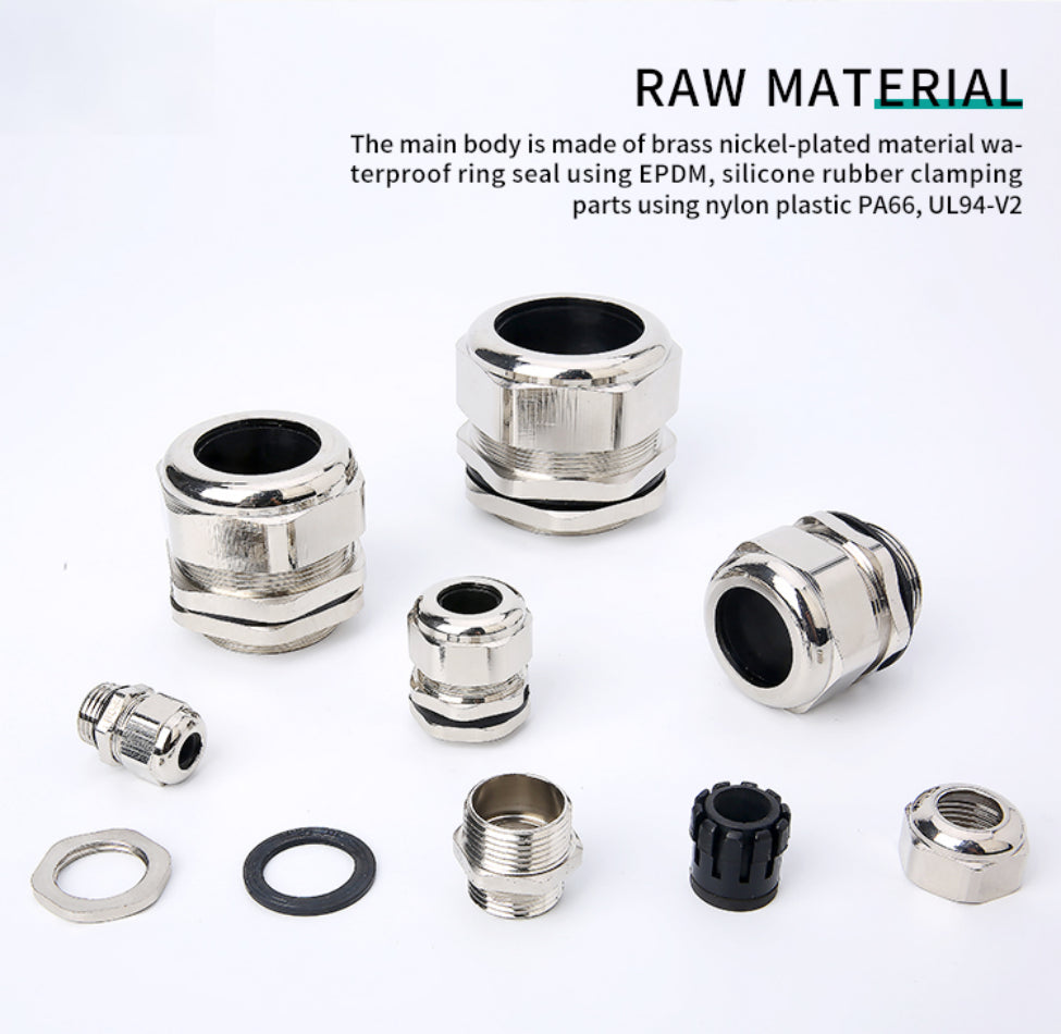 M & PG Thread Type Metal Cable Gland_12