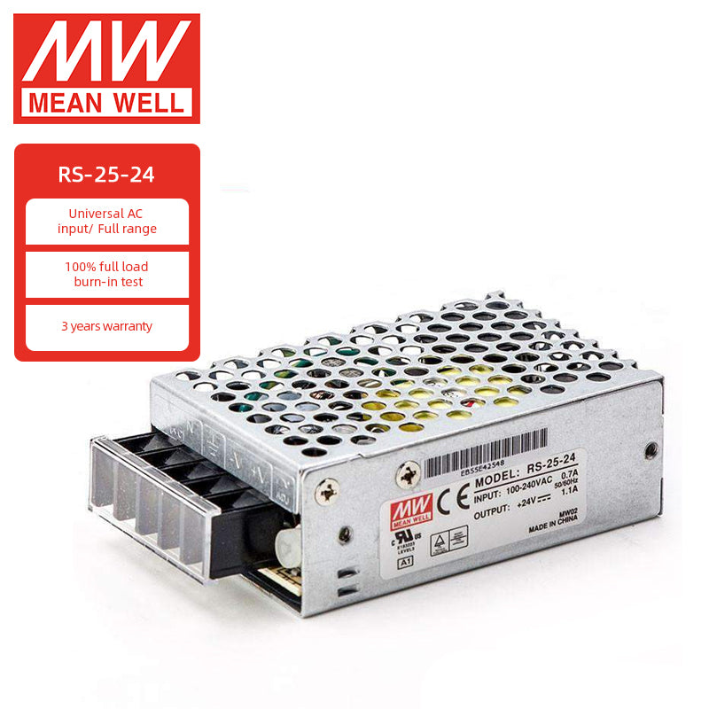 Original Mean Well RS-15/25/35/50/75/100/150 LRS-35/50/100/150/200/350/450/600 Series Meanwell 5V 12V 24V Switching Power Supply