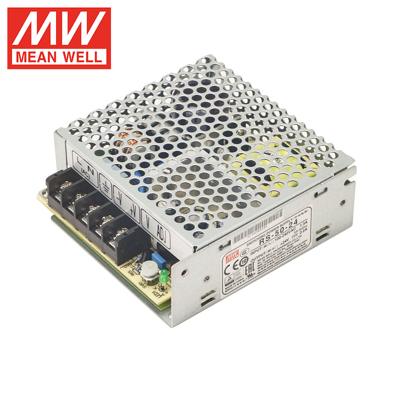 Original Mean Well RS-15/25/35/50/75/100/150 LRS-35/50/100/150/200/350/450/600 Series Meanwell 5V 12V 24V Switching Power Supply