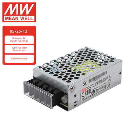 Original Mean Well RS-15/25/35/50/75/100/150 LRS-35/50/100/150/200/350/450/600 Series Meanwell 5V 12V 24V Switching Power Supply
