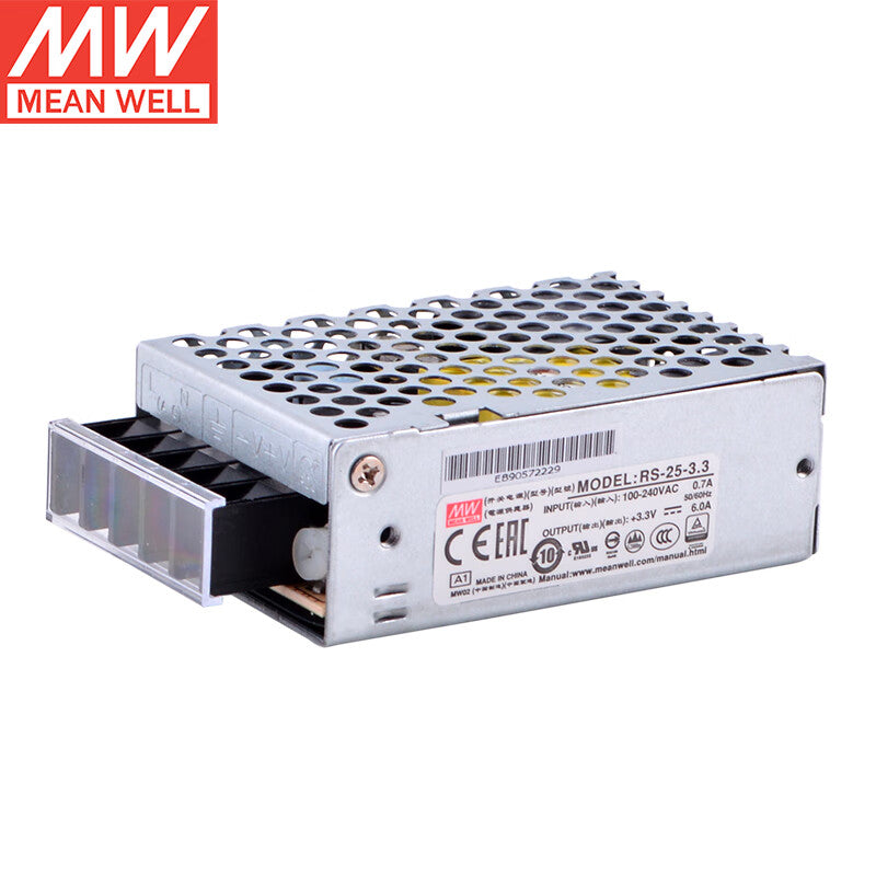 Original Mean Well RS-15/25/35/50/75/100/150 LRS-35/50/100/150/200/350/450/600 Series Meanwell 5V 12V 24V Switching Power Supply