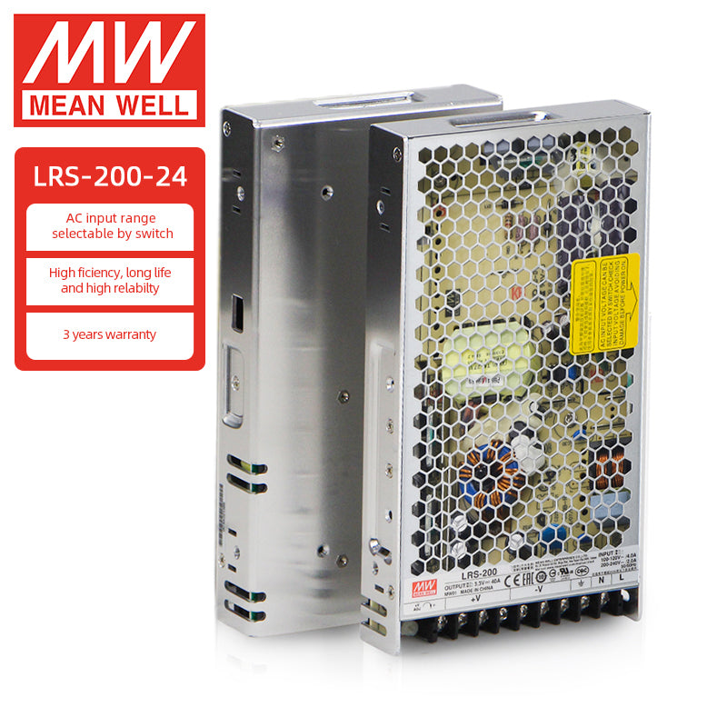 Original Mean Well RS-15/25/35/50/75/100/150 LRS-35/50/100/150/200/350/450/600 Series Meanwell 5V 12V 24V Switching Power Supply
