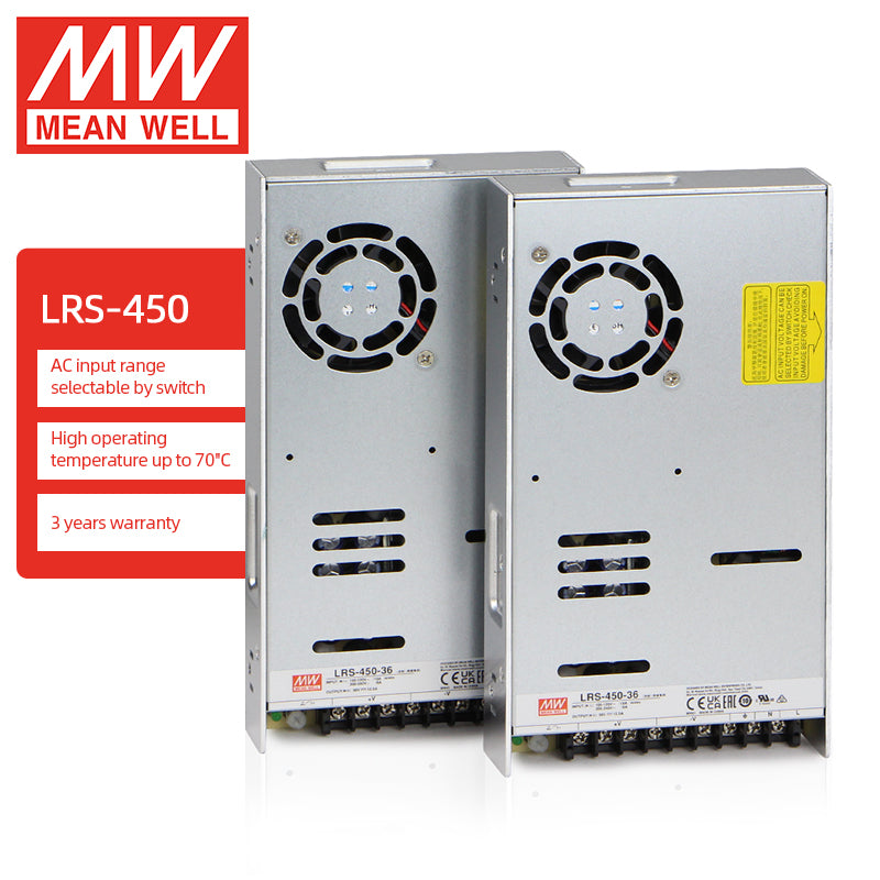 Original Mean Well RS-15/25/35/50/75/100/150 LRS-35/50/100/150/200/350/450/600 Series Meanwell 5V 12V 24V Switching Power Supply