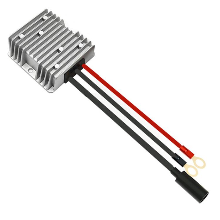 Convertidor de corriente de 12V / 24V a 48V con conector hembra DC5521, 1.5A, 3A