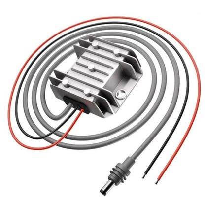 Convertisseur de tension élévateur, 12V / 24V vers 48V 1.5A avec câble DC 1m, 12V / 24V vers 48V 1.5A avec pinces de câble DC 1m