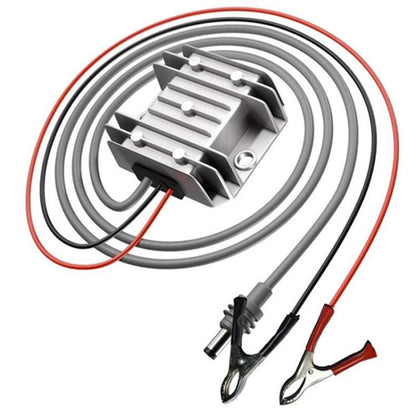 Convertisseur de tension élévateur, 12V / 24V vers 48V 1.5A avec câble DC 1m, 12V / 24V vers 48V 1.5A avec pinces de câble DC 1m