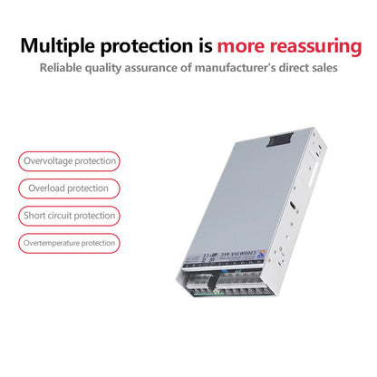 High Efficiency AC-DC Switching Power Supply 500W 24V SMPS with Active PFC