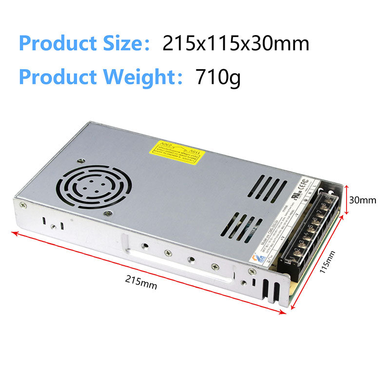 Smart SMPS PSU With Active PFC 350W Dc Power Supply Adjustable 24V Switching Power Supplies