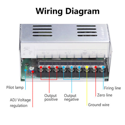 UL Approved SMPS 400W 12V 24V Switching Power Supply High Efficiency AC-DC Converter