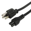 3 Prong Style US AC Power Cord, C6